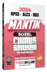 Yediiklim 2024 KPSS ALES DGS Sözel Mantık Çıkmış Sorular ve Çözümleri Yediiklim Yayınları