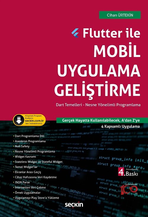 Seçkin Flutter ile Mobil Uygulama Geliştirme 4. Baskı - Cihan Ürtekin Seçkin Yayınları