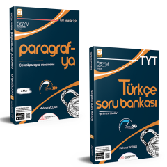 Paragrafın Şifresi YKS TYT Türkçe Soru Bankası + Paragraf 2 li Set - Mehmet Vicdan Paragrafın Şifresi Yayınları