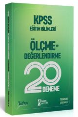 İsem 2020 KPSS Eğitim Bilimleri Ölçme ve Değerlendirme 20 Deneme İsem Yayınları