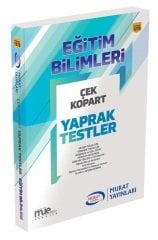 Murat KPSS Eğitim Bilimleri Çek Kopart Yaprak Test Murat Yayınları