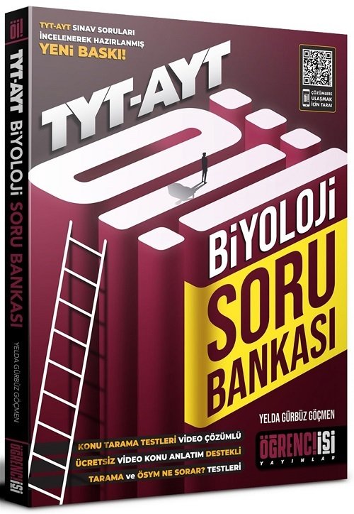 Öğrenci İşi YKS TYT AYT Biyoloji Soru Bankası Öğrenci İşi Yayınları