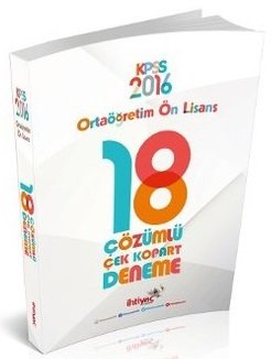 SÜPER FİYAT - İhtiyaç KPSS Lise Ortaöğretim Ön Lisans 18 Deneme Çözümlü İhtiyaç Yayıncılık