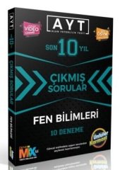 Ünlüler YKS AYT Fen Bilimleri Son 10 Yıl Çıkmış Sorular 10 Deneme Ünlüler Yayınları