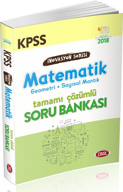 Data 2018 KPSS İnovasyon Matematik Soru Bankası Çözümlü Data Yayınları