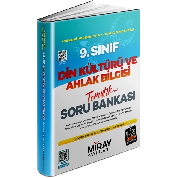 Miray 9. Sınıf Din Kültürü ve Ahlak Bilgisi Tematik Soru Bankası Miray Yayınları