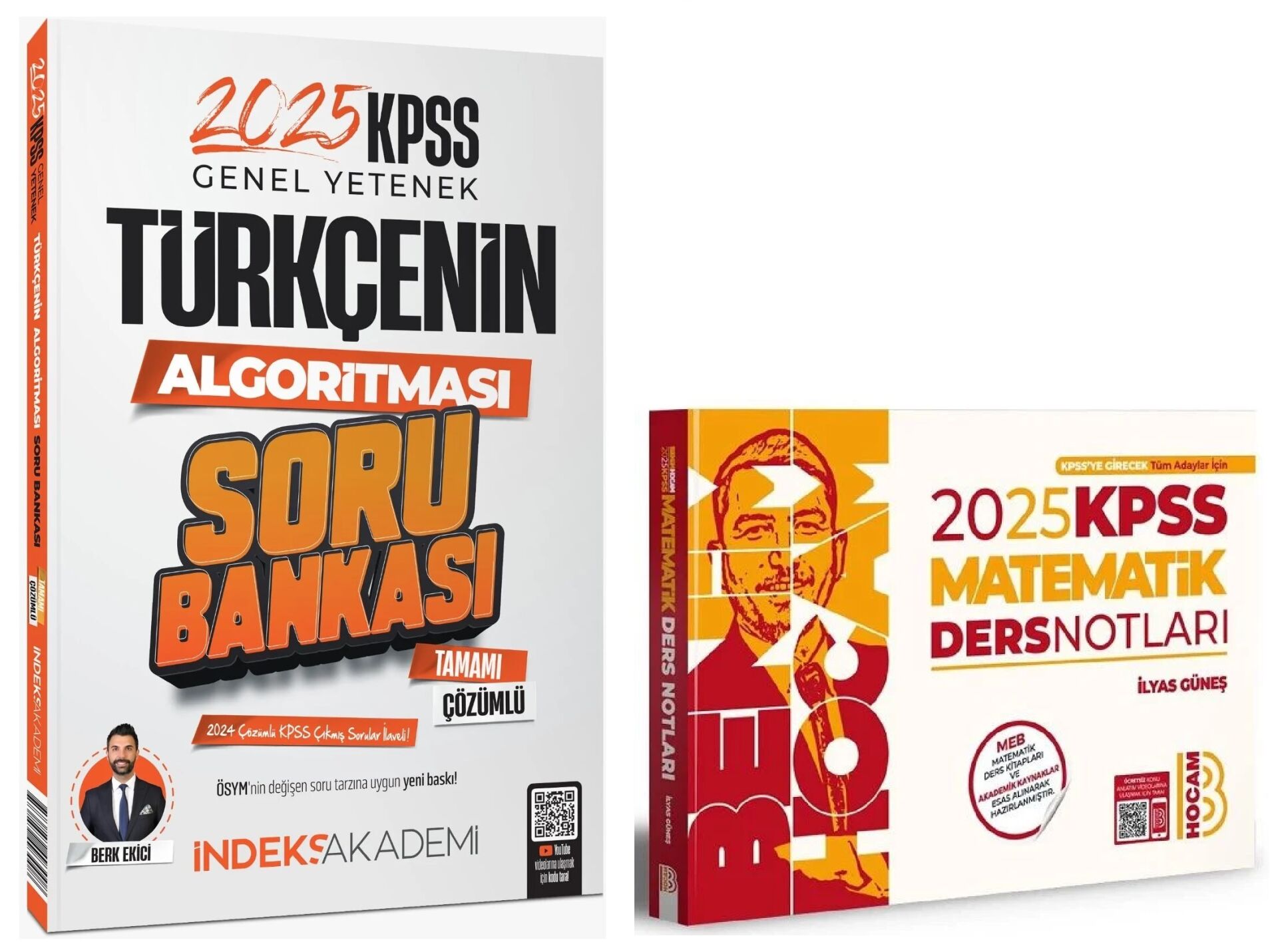 Benim Hocam + İndeks 2025 KPSS Matematik Ders Notları + Türkçe Soru Bankası 2 li Set - İlyas Güneş Benim Hocam + İndeks Akademi Yayınları