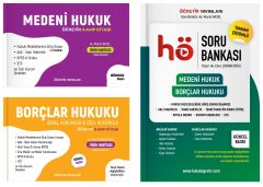 Öğretir HMGS Hakimlik KPSS Medeni + Borçlar Hukuku Konu Kamp Kitabı + Soru Bankası 3 lü Set - Murat Aksel Öğretir Yayınları