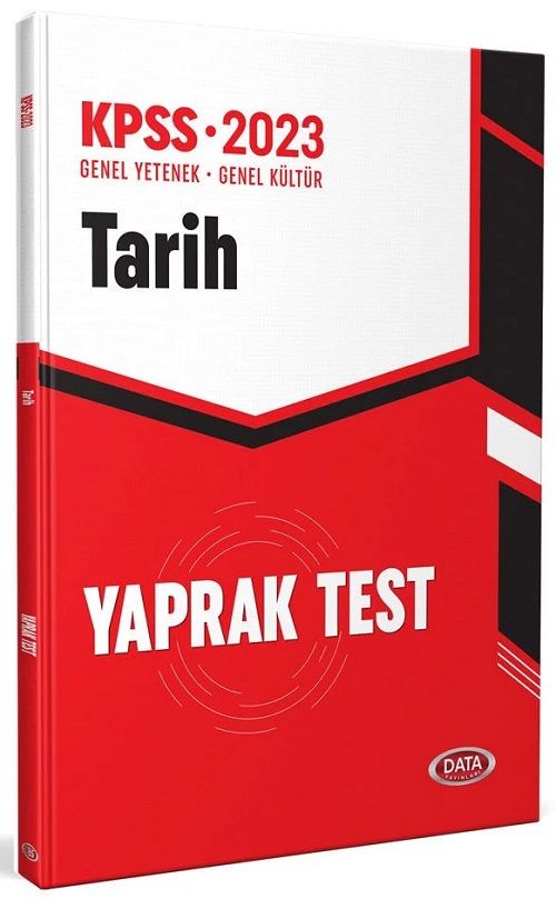 SÜPER FİYAT - Data 2023 KPSS Tarih Yaprak Test Data Yayınları