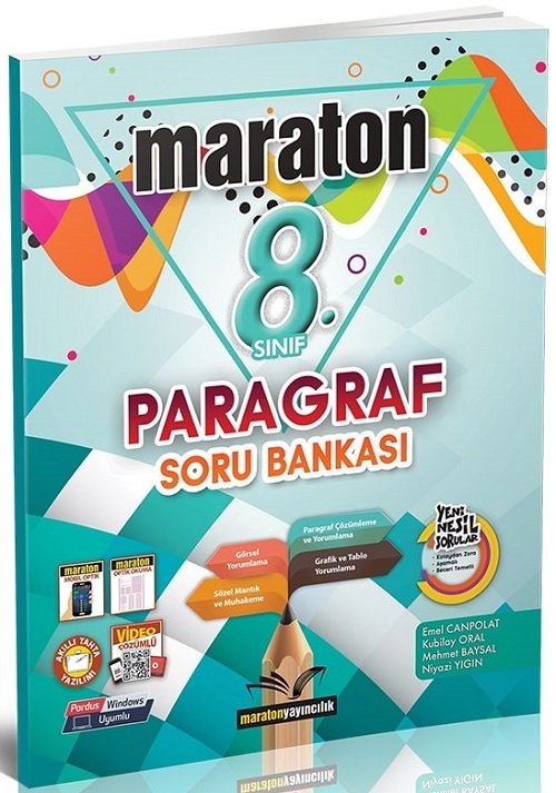 Maraton 8. Sınıf Paragraf Soru Bankası Maraton Yayınları