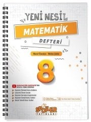 Spoiler 8. Sınıf Matematik Yeni Nesil Defteri Spoiler Yayınları