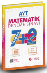 Sonuç YKS AYT Matematik 7+2 Deneme Video Çözümlü Sonuç Yayınları