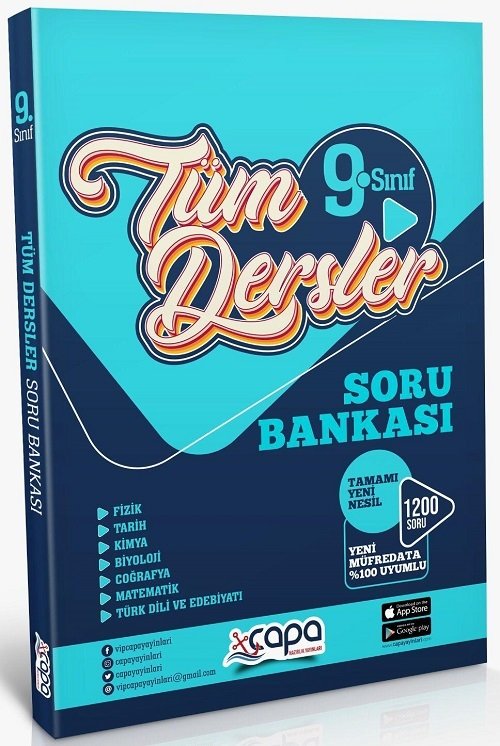 Çapa 9. Sınıf Tüm Dersler Soru Bankası Çapa Yayınları