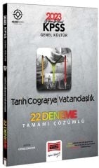 Yargı 2023 KPSS Tarih-Coğrafya-Vatandaşlık Hedef 22 Deneme Çözümlü Yargı Yayınları