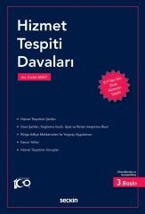 Seçkin Hizmet Tespiti Davaları 3. Baskı - Erdal Arap Seçkin Yayınları