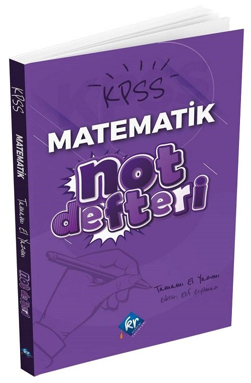 KR Akademi KPSS Matematik Not Defteri KR Akademi Yayınları