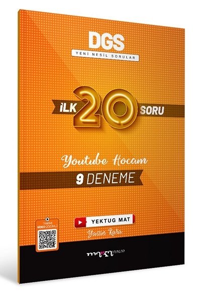 Marka 2021 DGS YouTube Hocam İlk 20 Soru 9 Deneme Video Çözümlü - Yasin Kara Marka Yayınları