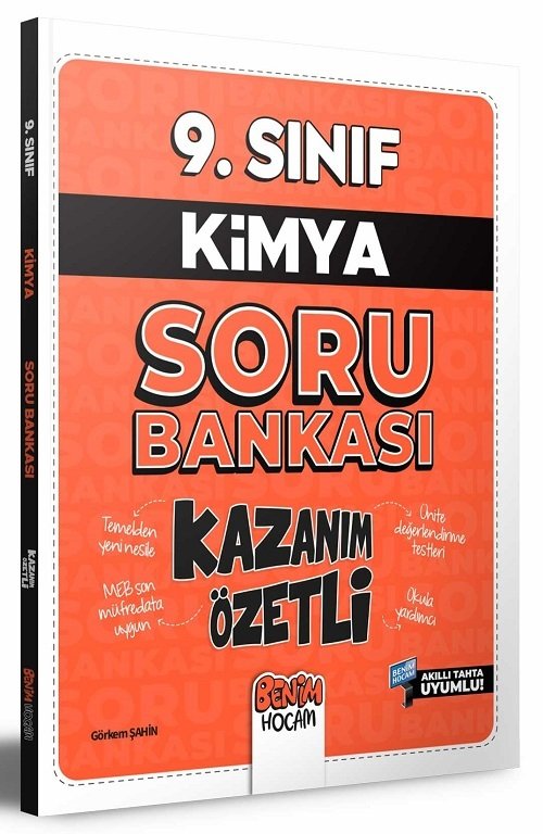 Benim Hocam 9. Sınıf Kimya Kazanım Özetli Soru Bankası - Görkem Şahin Benim Hocam Yayınları