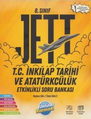 Ünlüler 8. Sınıf TC İnkılap Tarihi ve Atatürkçülük JETT Etkinlikli Soru Bankası Ünlüler Yayınları