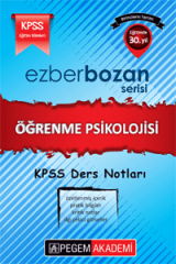 Pegem KPSS Eğitim Bilimleri Öğrenme Psikolojisi Ezberbozan Ders Notları Pegem Akademi