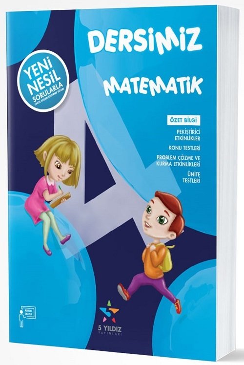 5 Yıldız 4. Sınıf Dersimiz Matematik Soru Bankası 5 Yıldız Yayınları