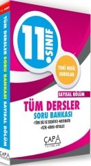 Çapa 11. Sınıf Tüm Dersler Sayısal Soru Bankası Çapa Yayınları