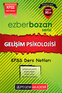 Pegem KPSS Eğitim Bilimleri Gelişim Psikolojisi Ezberbozan Ders Notları Pegem Akademi