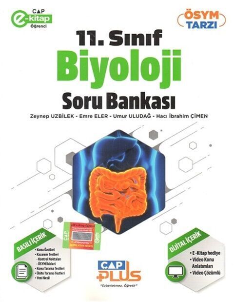 Çap Yayınları 11. Sınıf Biyoloji Plus Soru Bankası Çap Yayınları