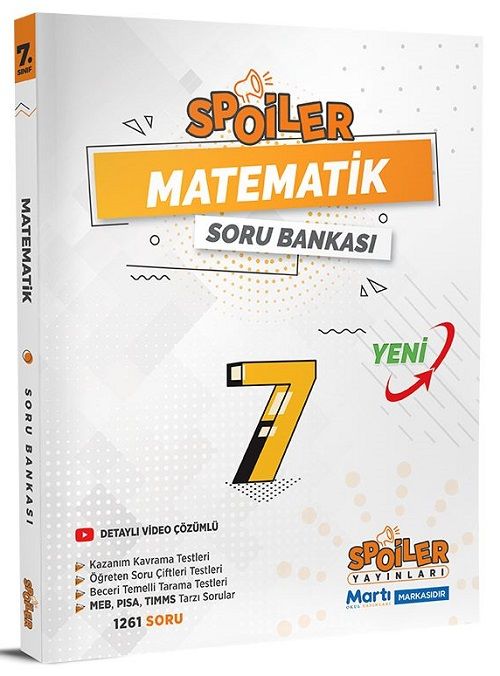 Spoiler 7. Sınıf Matematik Spoiler Soru Bankası Spoiler Yayınları