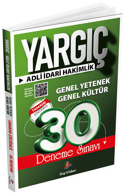 Dizgi Kitap Yargıç Adli İdari Hakimlik Genel Yetenek Genel Kültür 30 Deneme Çözümlü Dizgi Kitap