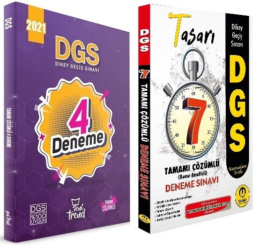 SÜPER FİYAT - Yeni Trend + Tasarı DGS 4+7 Deneme Yeni Trend + Tasarı Yayınları