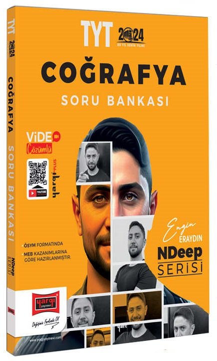 Yargı 2024 YKS TYT Coğrafya Video Destekli NDeep Soru Bankası - Engin Eraydın Yargı Yayınları