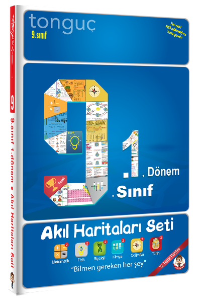 Tonguç 9. Sınıf 1. Dönem 9.1 Akıl Haritaları Seti Tonguç Akademi