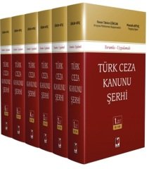 Adalet Türk Ceza Kanunu Şerhi (6 Cilt) - Hasan Tahsin Gökcan, Mustafa Artuç Adalet Yayınevi