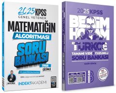 Benim Hocam + İndeks 2025 KPSS Türkçe+Matematik Soru Bankası 2 li Set - Kadir Gümüş Benim Hocam + İndeks Akademi Yayınları