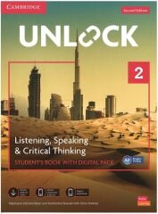 Cambridge Unlock 2 Listening - Speaking - Critical Thinking Student's Book with Digital Pack Cambridge Yayınları