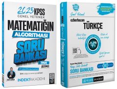 Pegem + İndeks 2025 KPSS Türkçe+Matematik Ezberbozan Soru Bankası 2 li Set Pegem + İndeks Akademi Yayınları