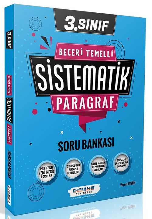 Sistematik 3. Sınıf Paragraf Sistematik Soru Bankası Sistematik Yayınları