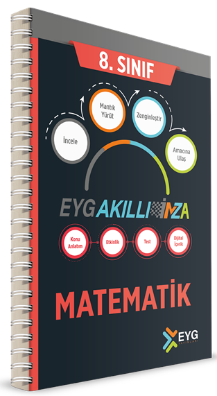 EYG Yayınları 8. Sınıf Matematik İMZA Akıllı Defter EYG Yayınları