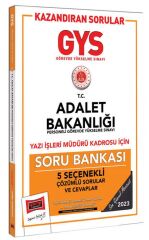 Yargı 2023 GYS Adalet Bakanlığı Yazı İşleri Müdürü Soru Bankası Çözümlü Görevde Yükselme Yargı Yayınları