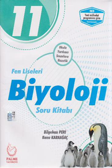 Palme 11. Sınıf Fen Liseleri Biyoloji Soru Kitabı Palme Yayınları