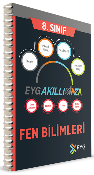 EYG Yayınları 8. Sınıf Fen Bilimleri İMZA Akıllı Defter EYG Yayınları