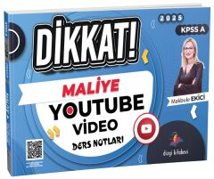 Dizgi Kitap 2025 KPSS A Grubu Maliye DİKKAT YouTube Video Ders Notları - Makbule Ekici Dizgi Kitap