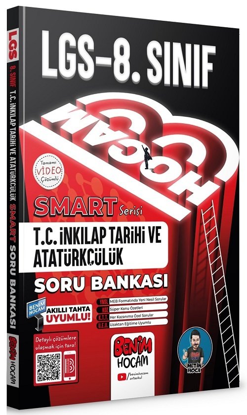 Benim Hocam 8. Sınıf LGS TC İnkılap Tarihi ve Atatürkçülük Smart Soru Bankası Benim Hocam Yayınları