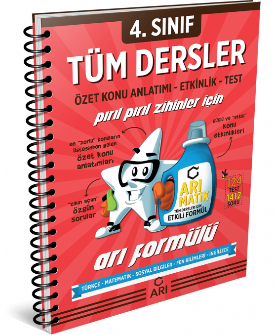 Arı Yayınları 4. Sınıf Tüm Dersler Özet Konu Anlatımı Etkinlik Test Arı Yayınları