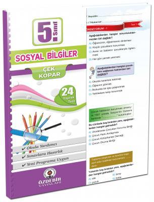 Özdebir 5. Sınıf Sosyal Bilgiler Yaprak Test Özdebir Yayınları