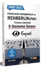 Kariyer Meslek 2021 ÖABT Rehberlik ve Psikolojik Danışmanlık EMPATİ 9 Deneme Çözümlü - Murat Civelek Kariyer Meslek Yayınları