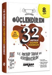 Ankara Yayıncılık 8. Sınıf TC İnkılap Tarihi ve Atatürkçülük Güçlendiren 32 Haftalık Kazanım Denemeleri Ankara Yayıncılık