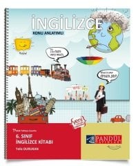 Pandül 6. Sınıf İngilizce Konu Anlatımlı Defter Pandül Yayınları