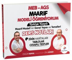 Dizgi Kitap MEB-AGS Maarif Modeli Öğreniyorum Türkiye Yüzyılı Maarif Modelinin Genel Yapısı ve Temelleri Ders Notları - Ziya Sümer, Özgür Hamal Dizgi Kitap